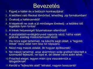 bevezet s
