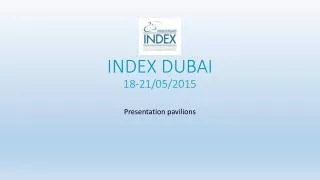 INDEX DUBAI 18-21/05/2015