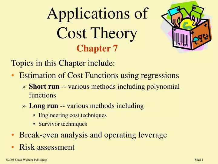 applications of cost theory chapter 7