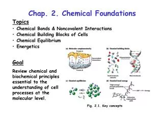 Chap. 2. Chemical Foundations