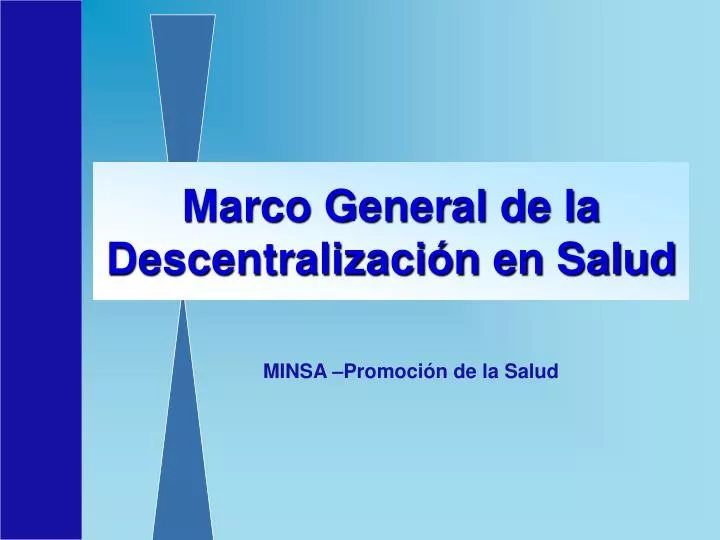 marco general de la descentralizaci n en salud