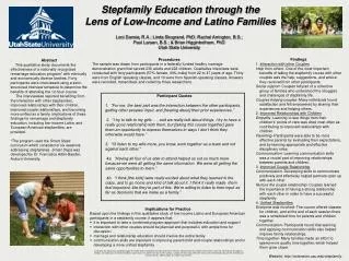 Stepfamily Education through the Lens of Low-Income and Latino Families
