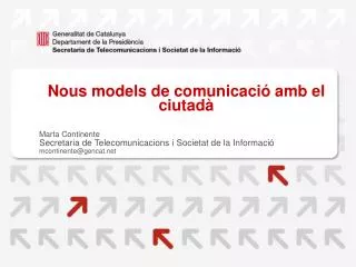 nous models de comunicaci amb el ciutad