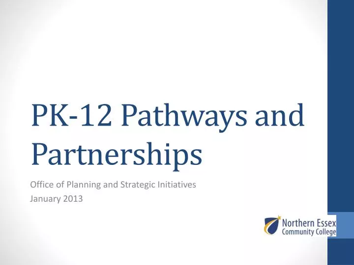 pk 12 pathways and partnerships