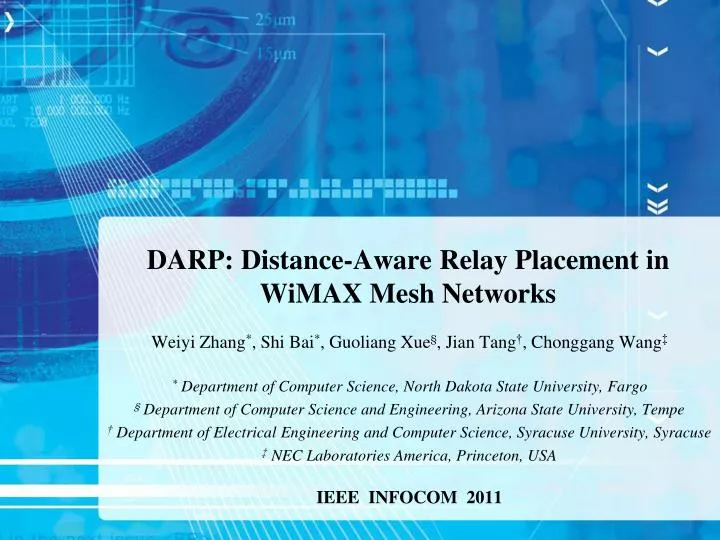 darp distance aware relay placement in wimax mesh networks