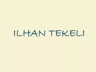 ilhan tekeli