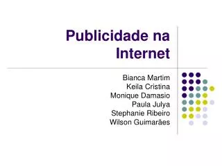 publicidade na internet