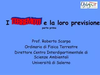 i e la loro previsione parte prima