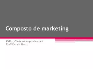 composto de marketing