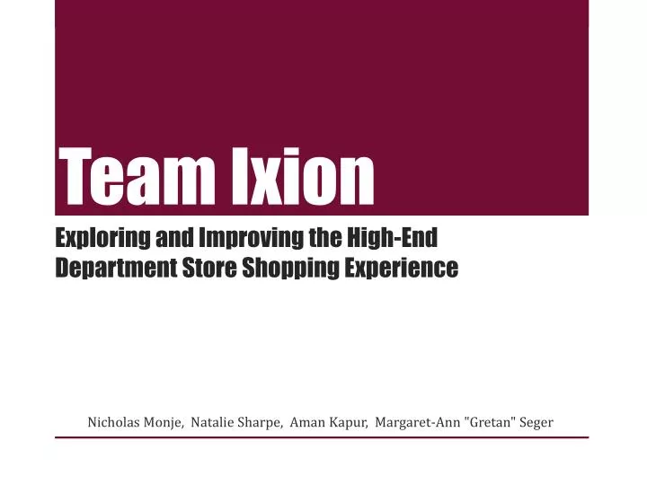 team ixion