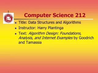 Computer Science 212
