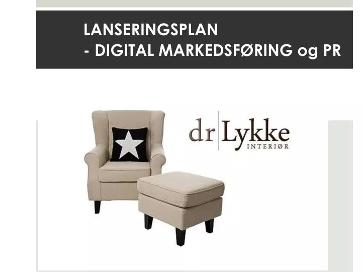 lanseringsplan digital markedsf ring og pr