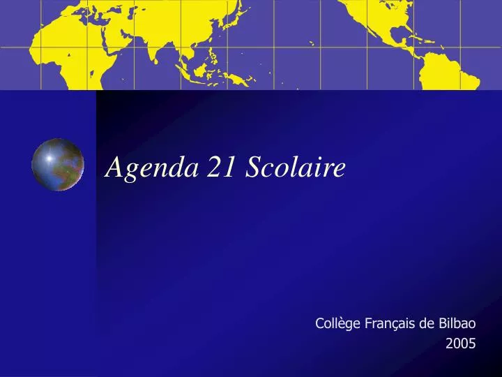 agenda 21 scolaire