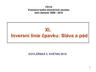 xi inversn linie pavku sl va a p d
