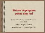 Sisteme de programe pentru timp real - slide 1