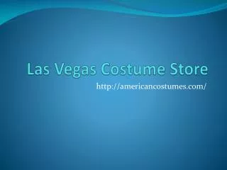 Las Vegas Costume Store