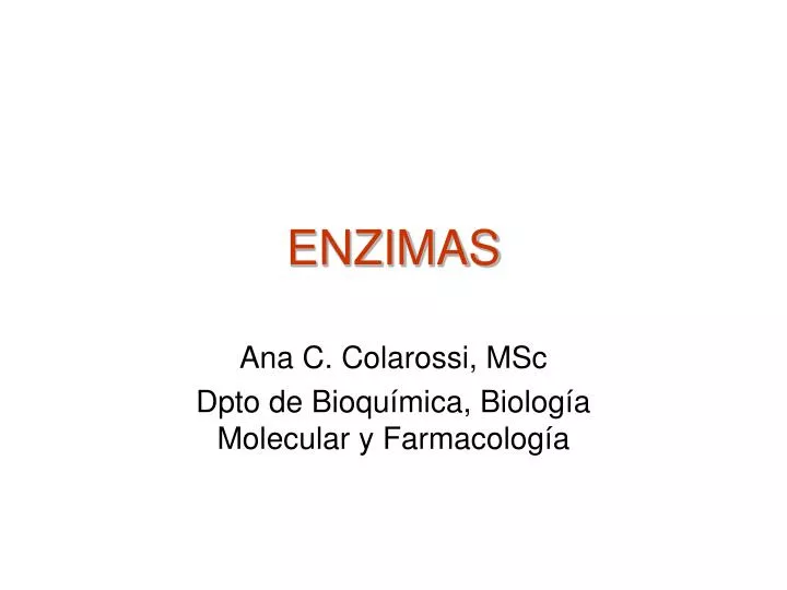 enzimas