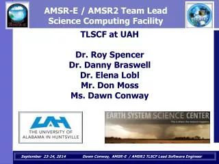 AMSR-E / AMSR2 Team Lead Science Computing Facility