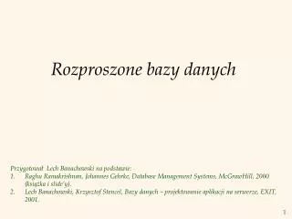 rozproszone bazy danych