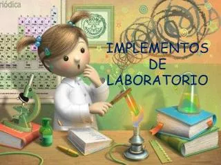 implementos de laboratorio