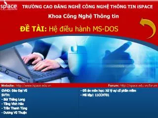 gvhd o i v svth b i th ng long t ng v nh h o tr n thanh t ng d ng v thu n