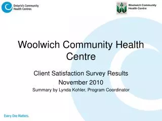 Woolwich Community Health Centre