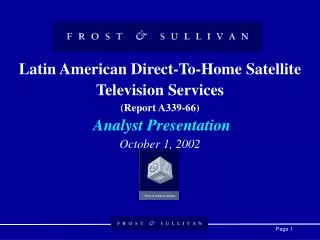 Introduction to Latin American Direct-To-Home Satellite Television Services:
