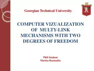 COMPUTER VIZUALIZATION OF MULTY-LINK MECHANISMS WITH TWO DEGREES OF FREEDOM