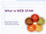 What is WEB SPAM - slide 1