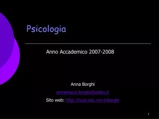 psicologia