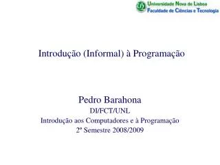 introdu o informal programa o