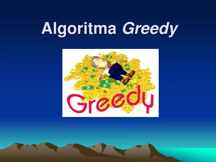 algoritma greedy