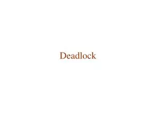 Deadlock