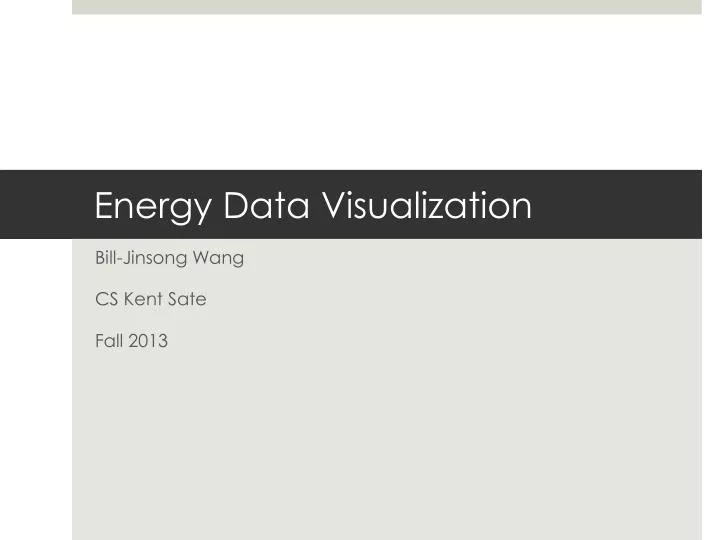 energy data visualization