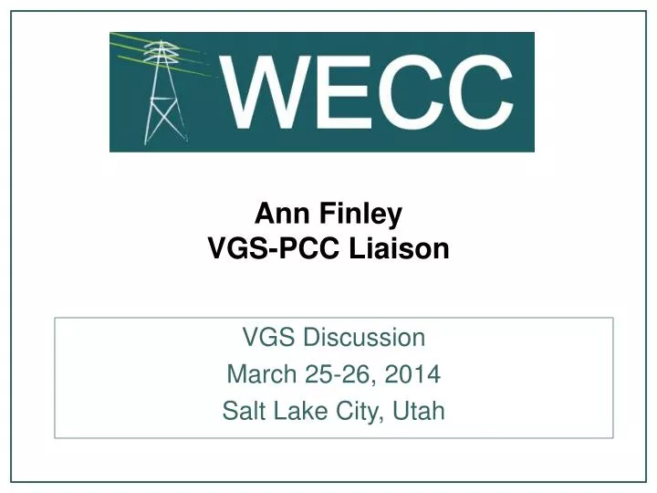 ann finley vgs pcc liaison