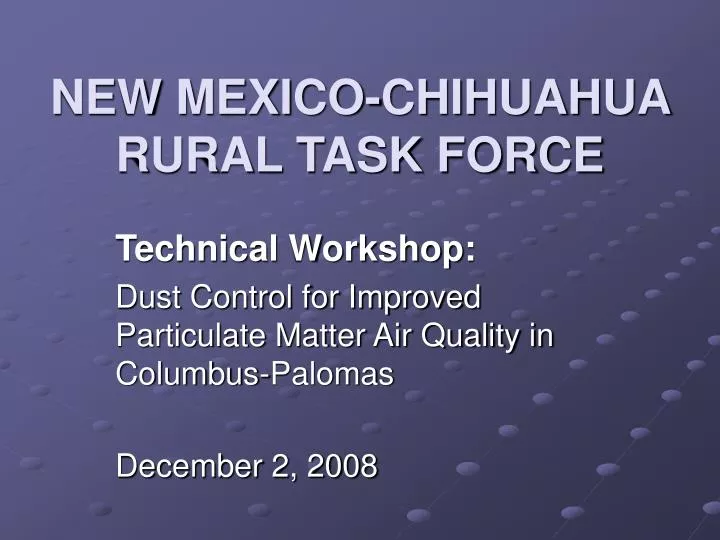 new mexico chihuahua rural task force