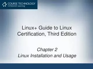 linux guide to linux certification third edition