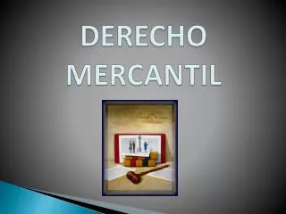 derecho mercantil
