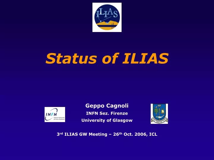 status of ilias