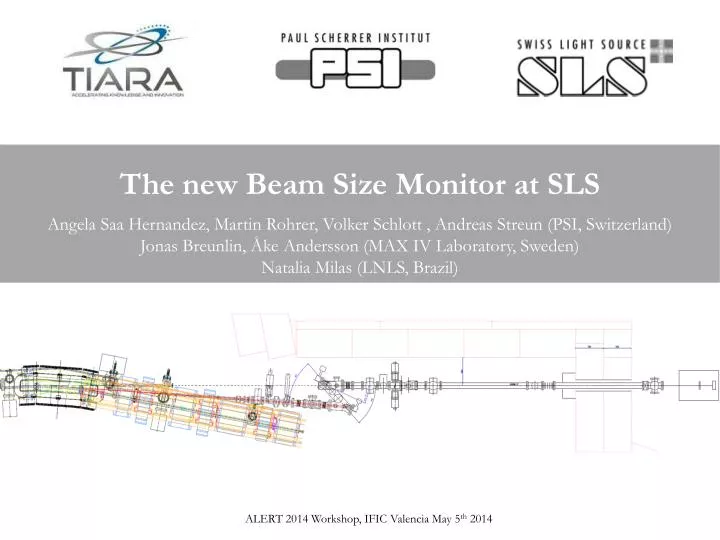 the new beam size monitor at sls