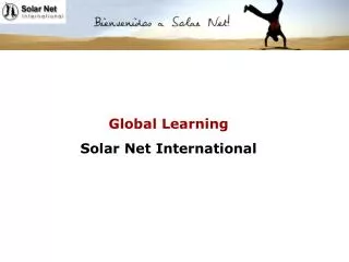 Global Learning Solar Net International