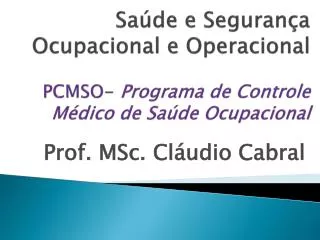 sa de e seguran a ocupacional e operacional pcmso programa de controle m dico de sa de ocupacional