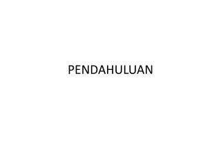 pendahuluan