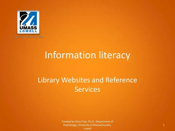 information literacy