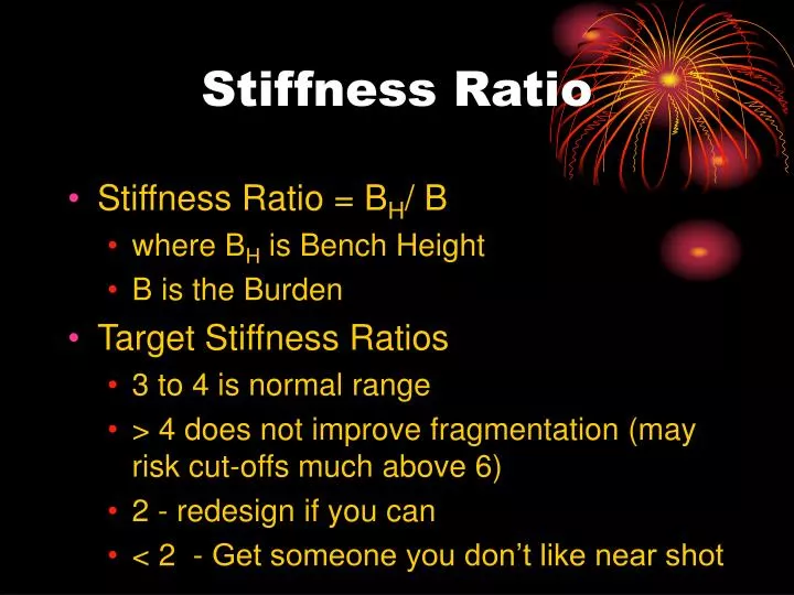 stiffness ratio