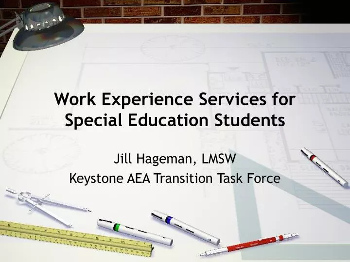 work experience services for special education students