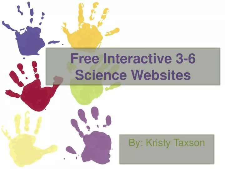free interactive 3 6 science websites