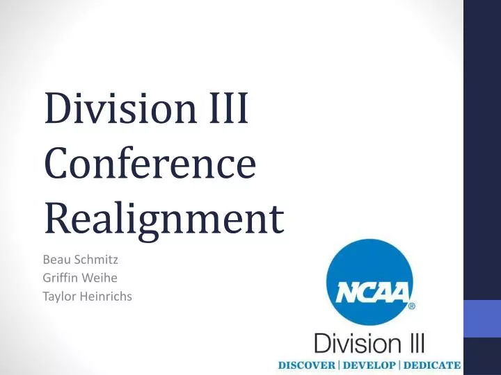 division iii conference realignment