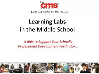 Learning Labs in the Middle School