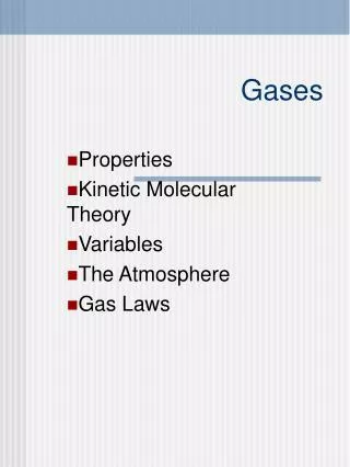 gases